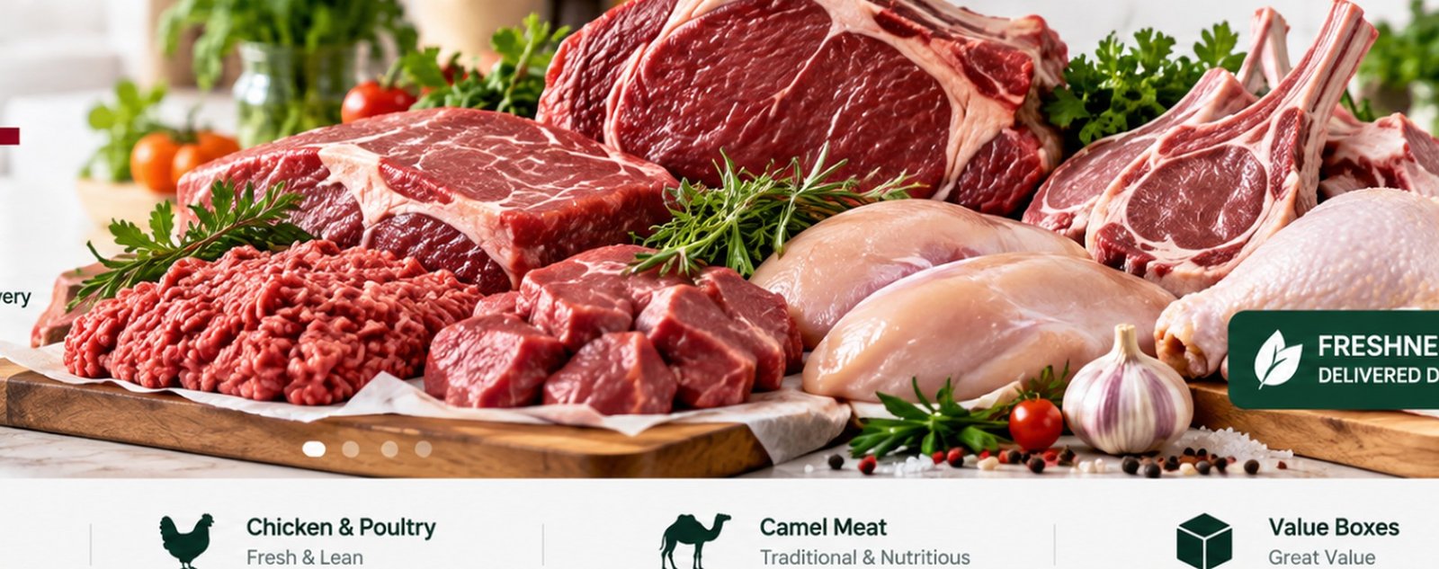 Fresh meat value boxes